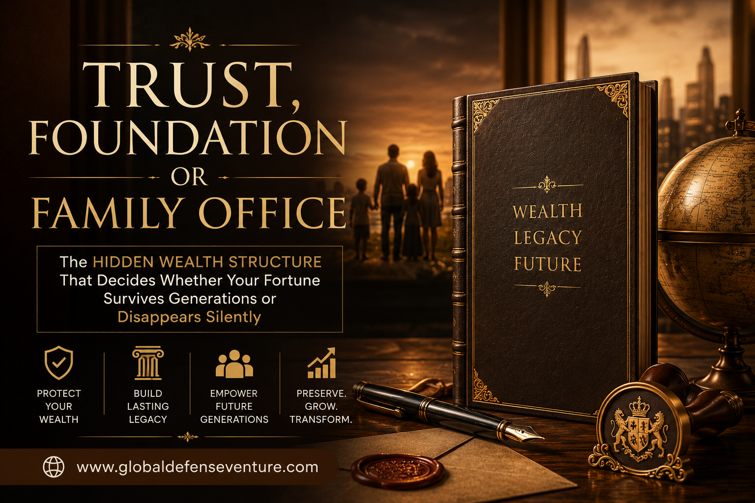 Trust, Foundation or Family Office The Hidden Wealth Structure That Decides Whether Your Fortune Survives Generations or Disappears Silently