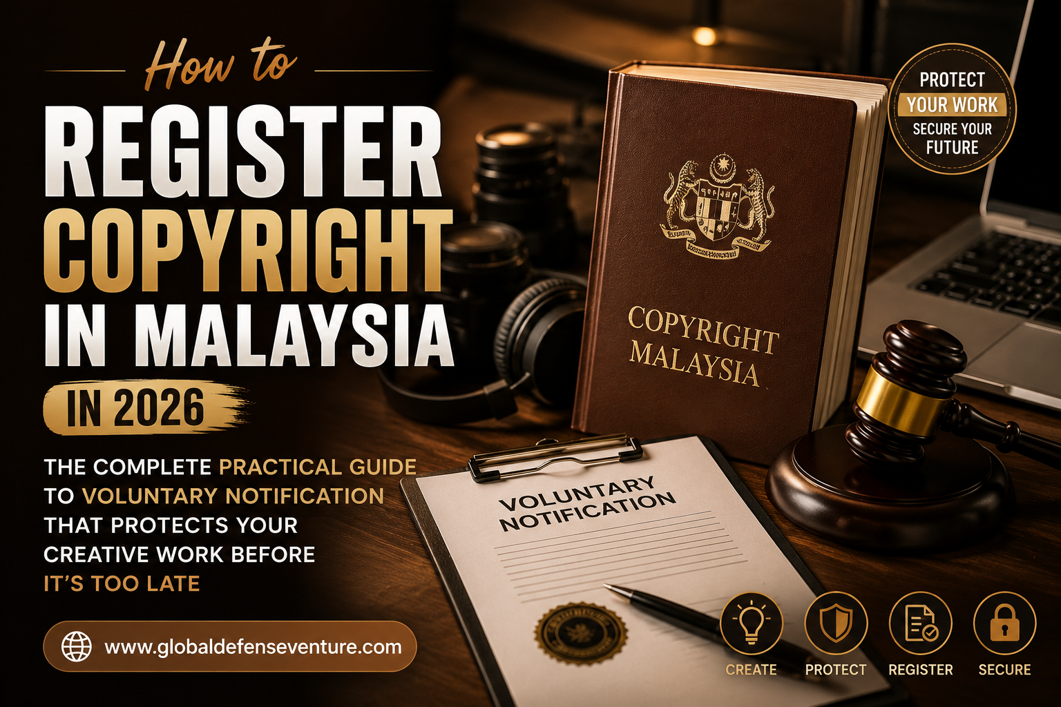 How to Register Copyright in Malaysia in 2026 The Complete Practical Guide to Voluntary Notification That Protects Your Creative Work Before It’s Too Late